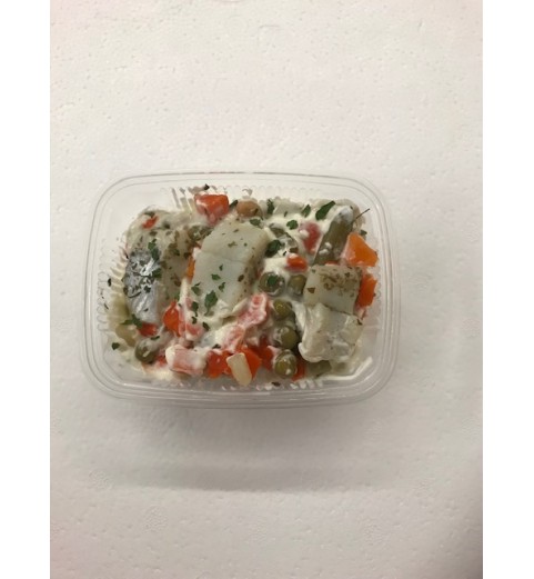 Huisbereide  haringsalade (200 gram)